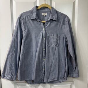 Aerie Light Blue Chambray Shirt